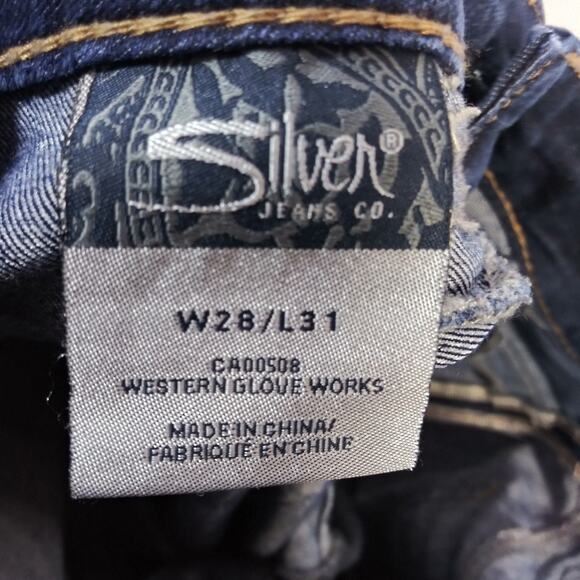 Silver Jeans Suki Jegging Stretch Mid Rise Skinny Jeans Size 28X31 - Picture 8 of 9